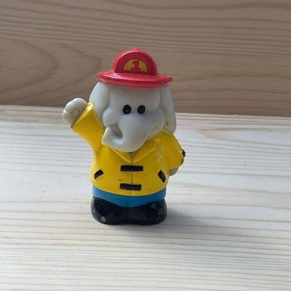 Webkinz Fire Chief Elephant Action Figure